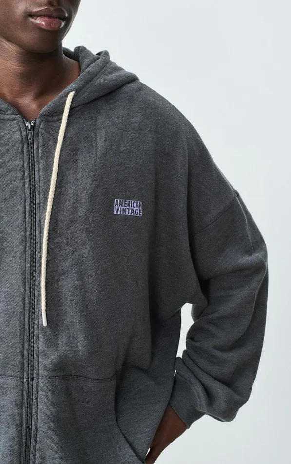 Sweatshirt Doven Overdyed Carbon Men American Vintage Sweatshirts Sweatshirt Doven Overdyed Carbon Men American Vintage Sweatshirts