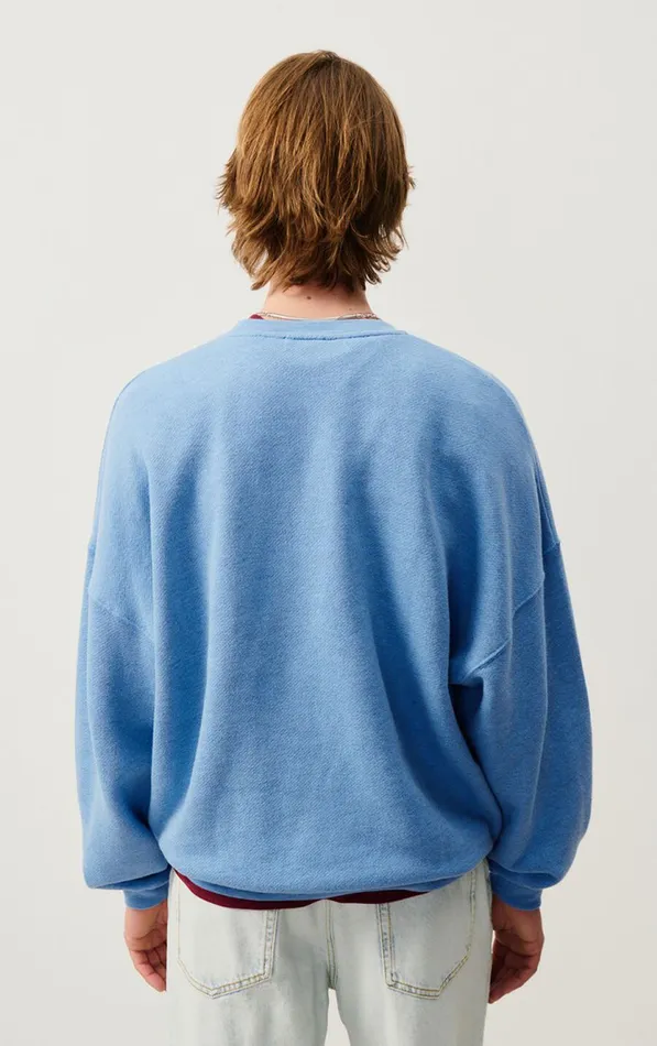Sweatshirt Doven Overdyed Sky Men American Vintage Sweatshirts Sweatshirt Doven Overdyed Sky Men American Vintage Sweatshirts