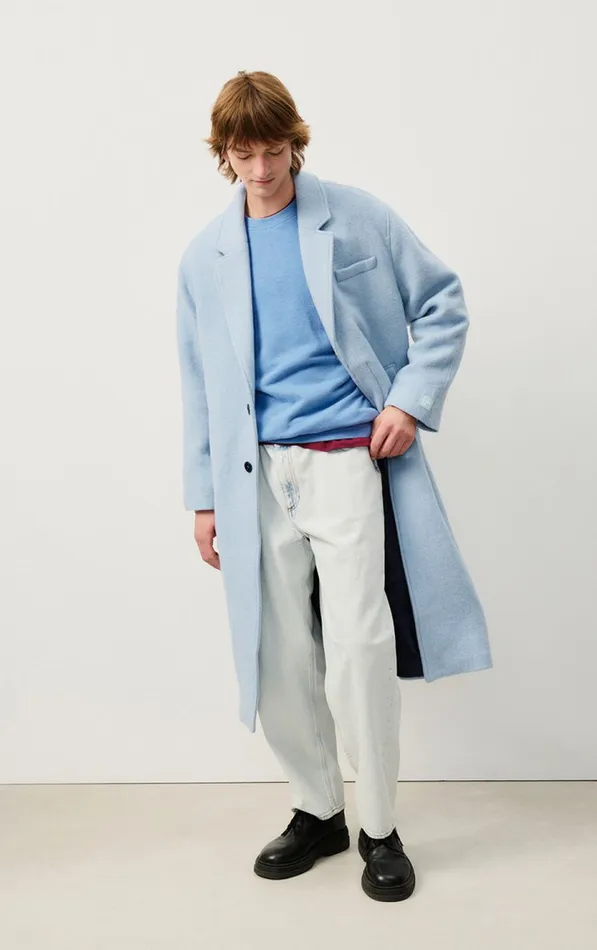 Sweatshirt Doven Overdyed Sky Men American Vintage Sweatshirts Sweatshirt Doven Overdyed Sky Men American Vintage Sweatshirts