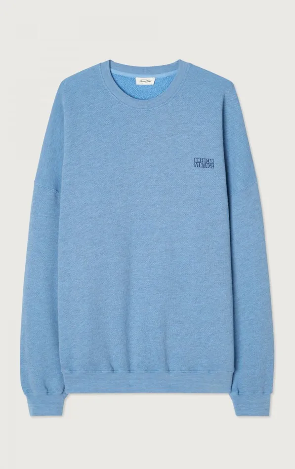 Sweatshirt Doven Overdyed Sky Men American Vintage Sweatshirts Sweatshirt Doven Overdyed Sky Men American Vintage Sweatshirts