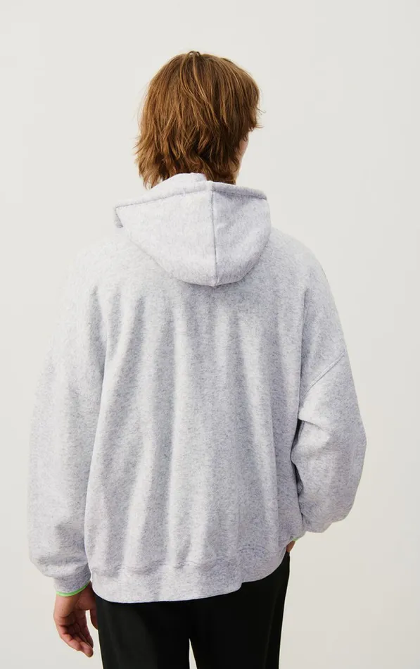 Sweatshirt Evona Melange Light Grey Men American Vintage Sweatshirts