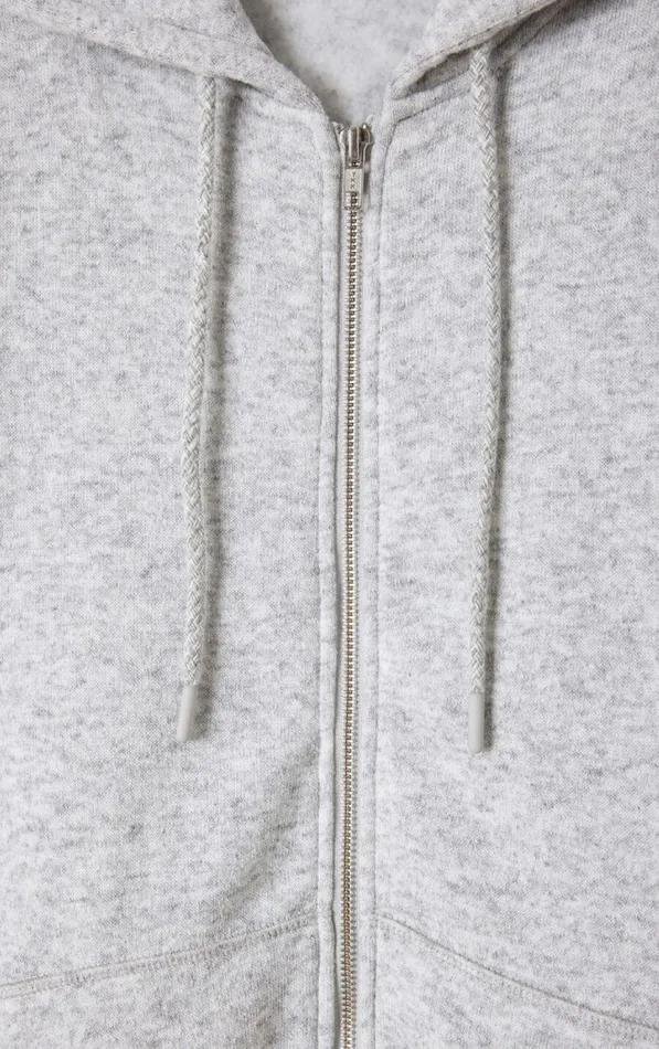 Sweatshirt Evona Melange Light Grey Men American Vintage Sweatshirts