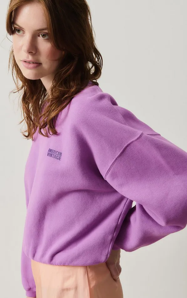 Sweatshirt Izubird Vintage Indian Pink Women American Vintage Sweatshirts Sweatshirt Izubird Vintage Indian Pink Women American Vintage Sweatshirts