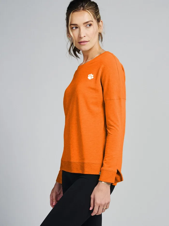 Sweatshirts Hoodies Women Tasc Performance Riverwalk Sweatshirt 8211 Clemson