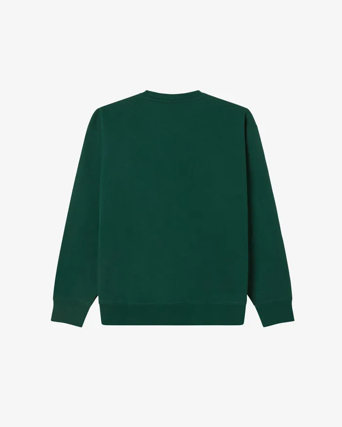 SWEATSHIRTS OBEY Clothing Men EST WORKS BOLD CREWNECK Rain Forest