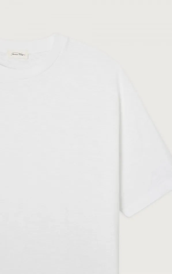 TShirt Bysapick White Men American Vintage Short Sleeve TShirts