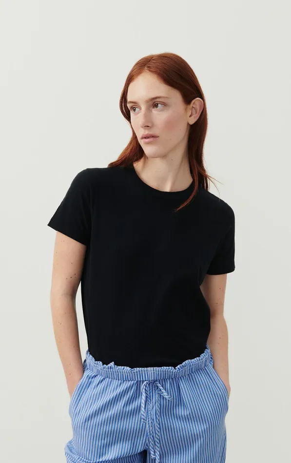 TShirt Gamipy Black Women American Vintage Short Sleeve TShirts
