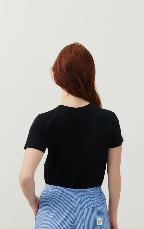 TShirt Gamipy Black Women American Vintage Short Sleeve TShirts
