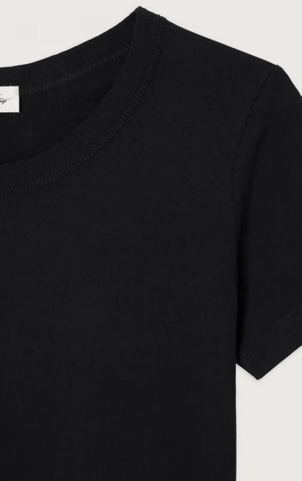 TShirt Gamipy Black Women American Vintage Short Sleeve TShirts