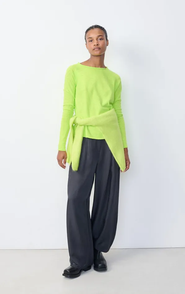 TShirt Sonoma Neon Yellow Women American Vintage Long Sleeve TShirts