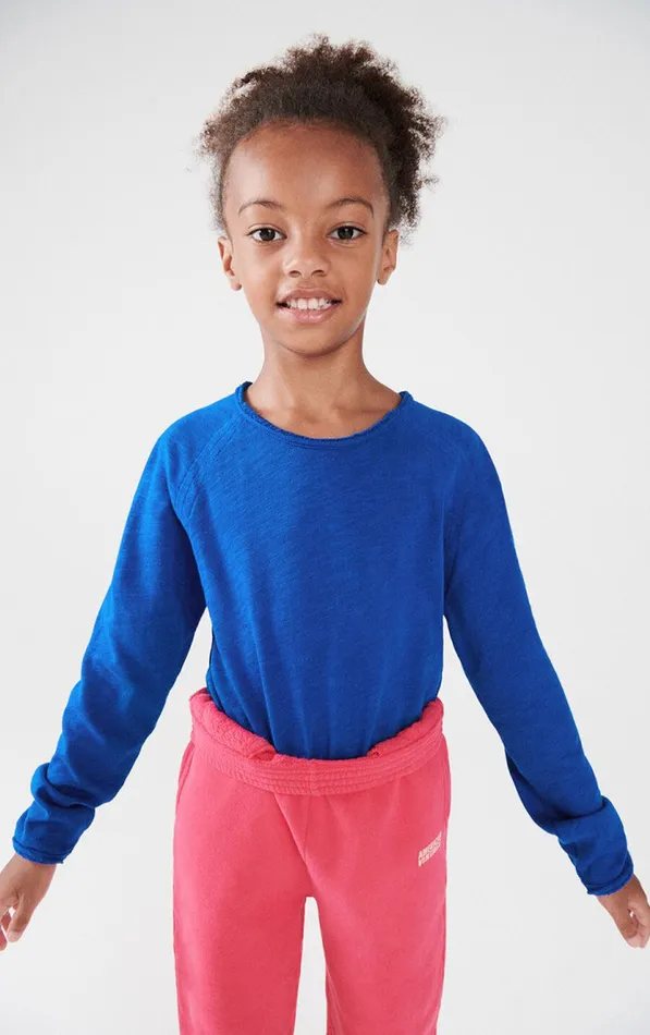 TShirt Sonoma Prussian Blue Vintage Kids American Vintage Long Sleeve TShirts