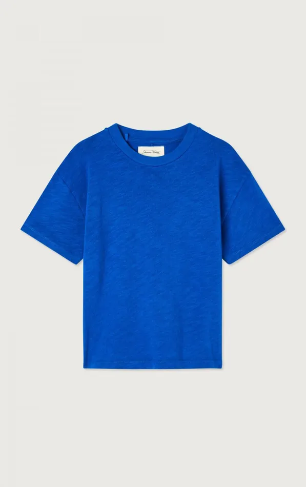 TShirt Sonoma Prussian Blue Vintage Kids American Vintage Short Sleeve TShirts