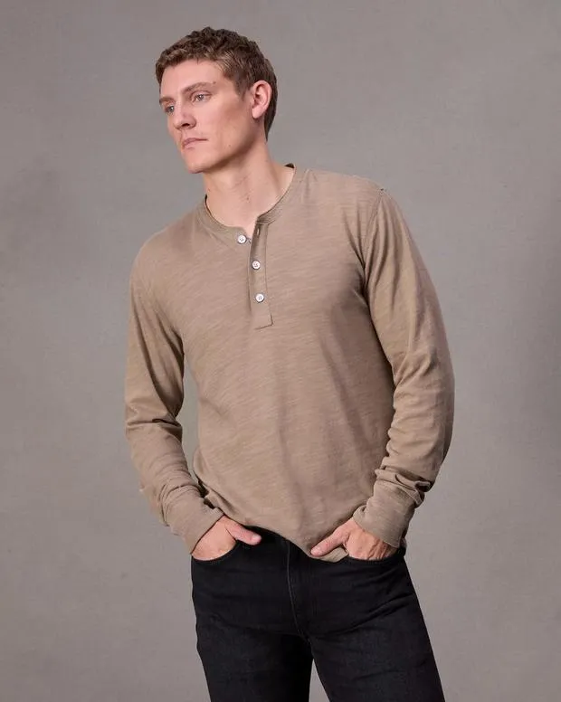 TShirts and Henleys Men Rag and Bone Classic Flame Henley Desert