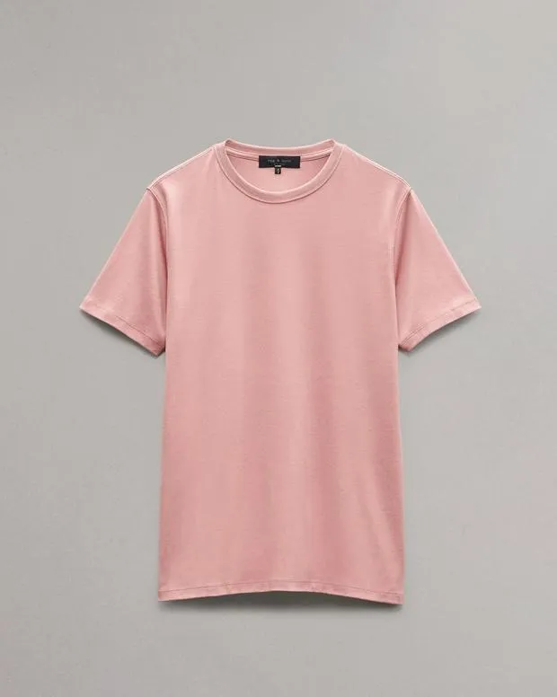 TShirts and Henleys Men Rag and Bone Pima Cotton TShirt Washed Rose