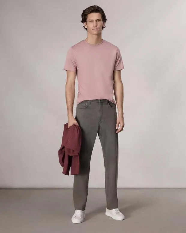 TShirts and Henleys Men Rag and Bone Pima Cotton TShirt Washed Rose