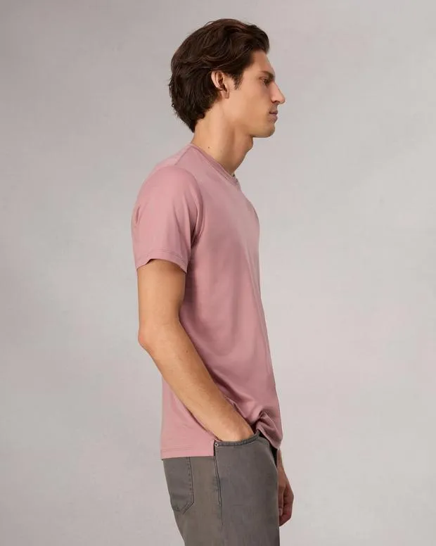 TShirts and Henleys Men Rag and Bone Pima Cotton TShirt Washed Rose