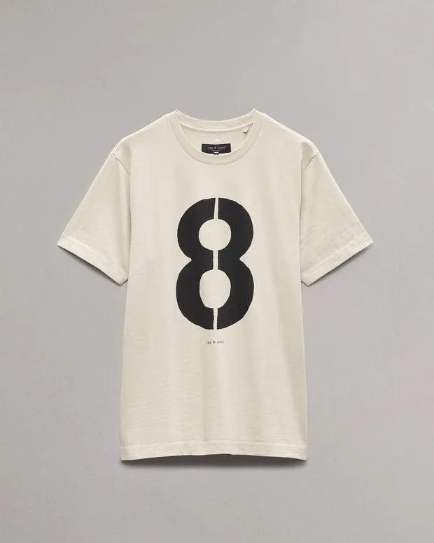 TShirts and Henleys Men Rag and Bone Rb Number 8 TShirt Washed Light Tan