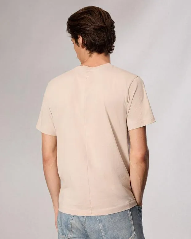 TShirts and Henleys Men Rag and Bone Rb Number 8 TShirt Washed Light Tan