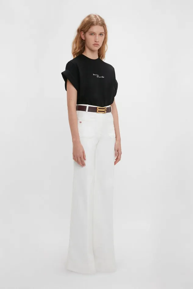 TShirts and Sweatshirts Women Victoria Beckham Do As I Say Not As I Do039 Slogan TShirt In Black