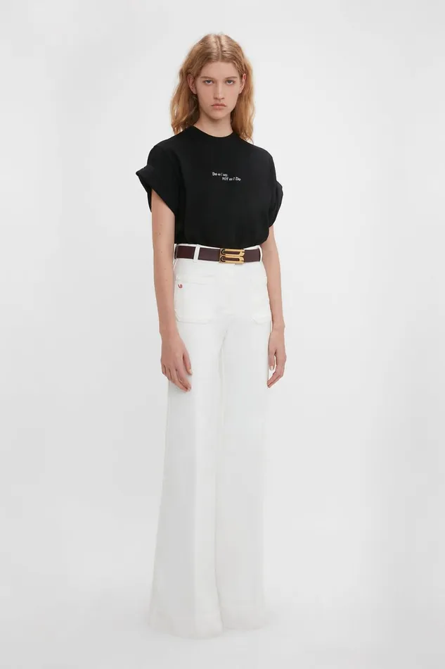 TShirts and Sweatshirts Women Victoria Beckham Do As I Say Not As I Do039 Slogan TShirt In Black