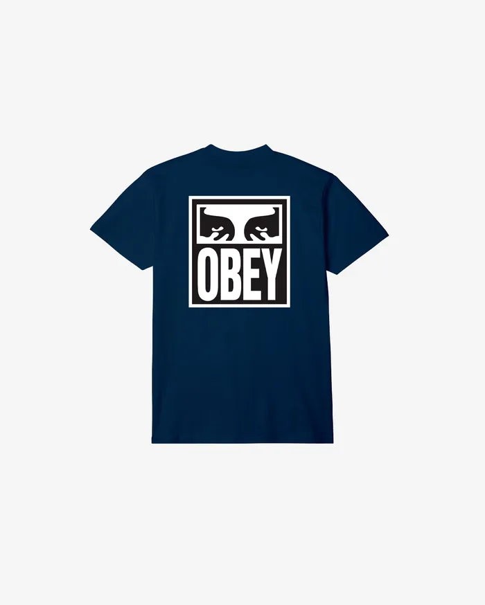 TSHIRTS Men OBEY EYES ICON II CLASSIC TSHIRT Navy OBEY Clothing