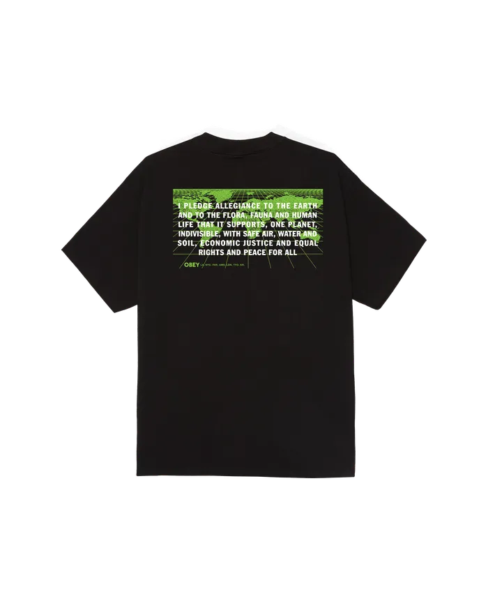 TSHIRTS PLEDGE ALLEGIANCE CLASSIC TSHIRT Black OBEY Clothing Men