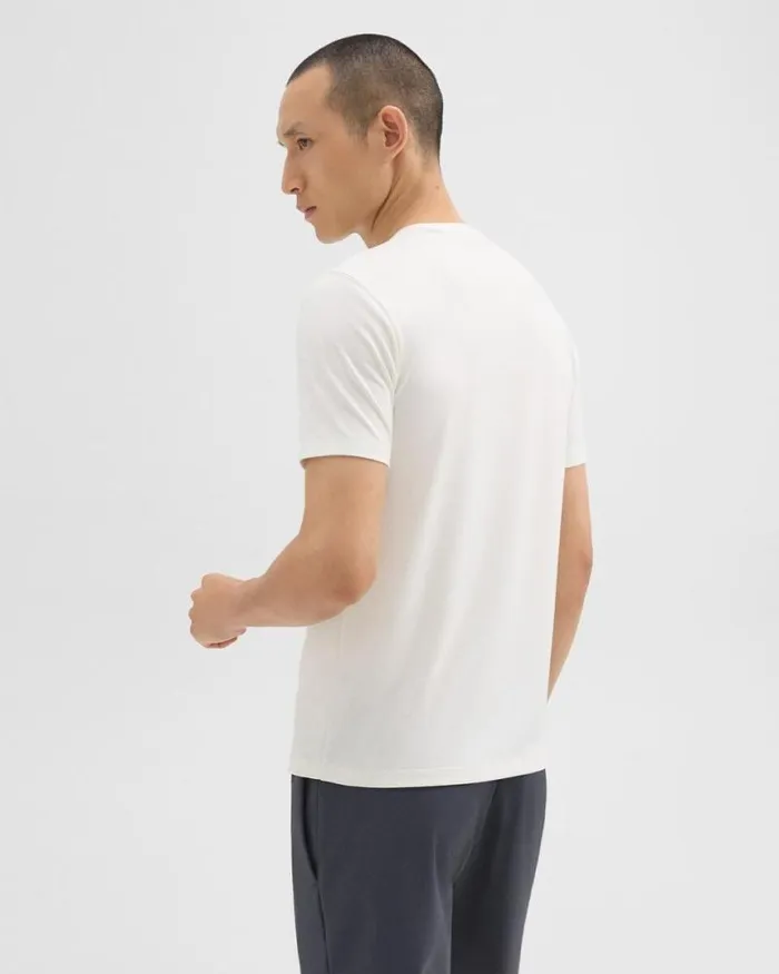 TShirts Polos Men Theory Dorian Tee In Active Knit White TShirts Polos Men Theory Dorian Tee In Active Knit White