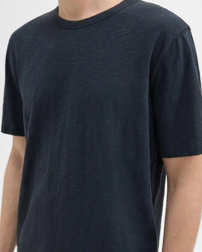 TShirts Polos Men Theory Essential Tee In Cosmos Slub Cotton Eclipse TShirts Polos Men Theory Essential Tee In Cosmos Slub Cotton Eclipse