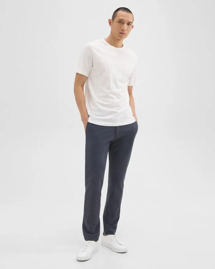 TShirts Polos Men Theory Essential Tee In Cosmos Slub Cotton White TShirts Polos Men Theory Essential Tee In Cosmos Slub Cotton White