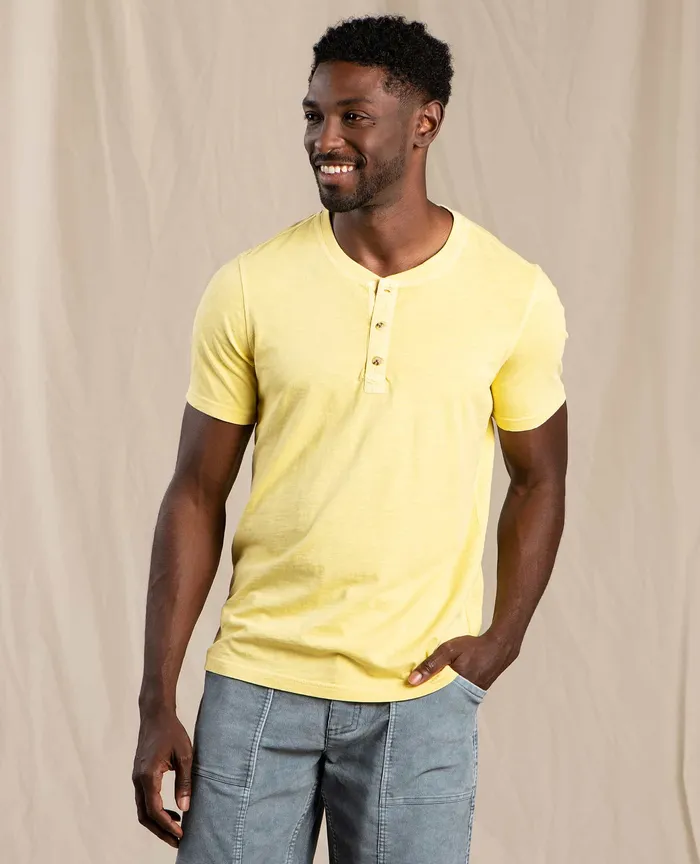 TShirts ToadandCo Men8217s Men8217s Primo Short Sleeve Henley Butter