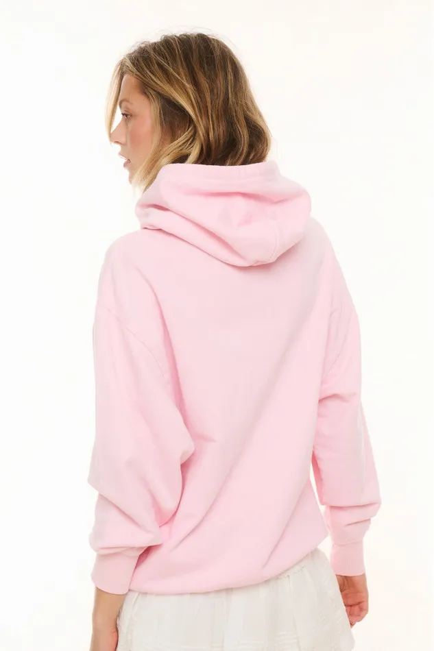 Tees and Fleece Women LoveShackFancy Lalita Hoodie Powder Pink