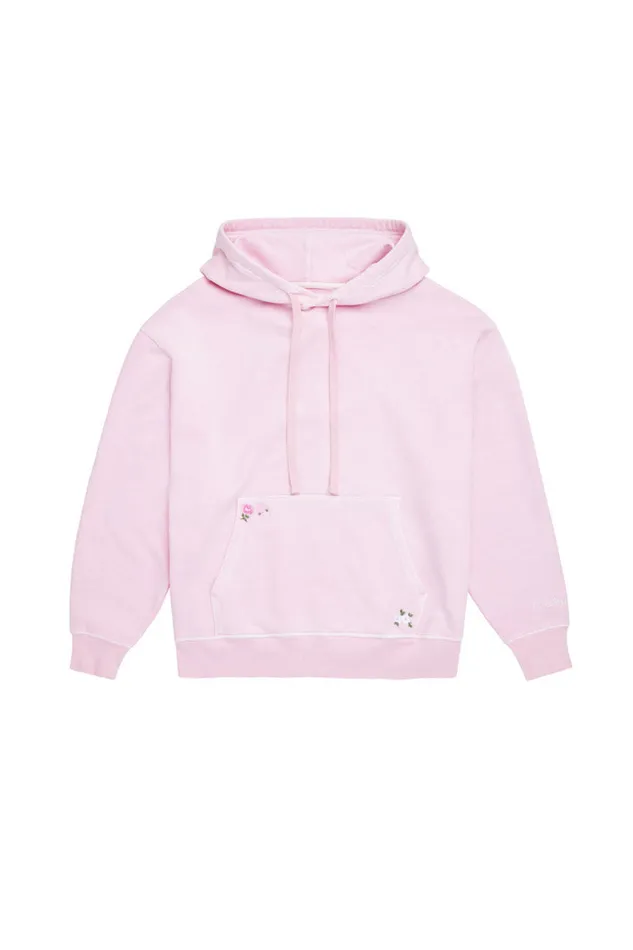 Tees and Fleece Women LoveShackFancy Lalita Hoodie Powder Pink