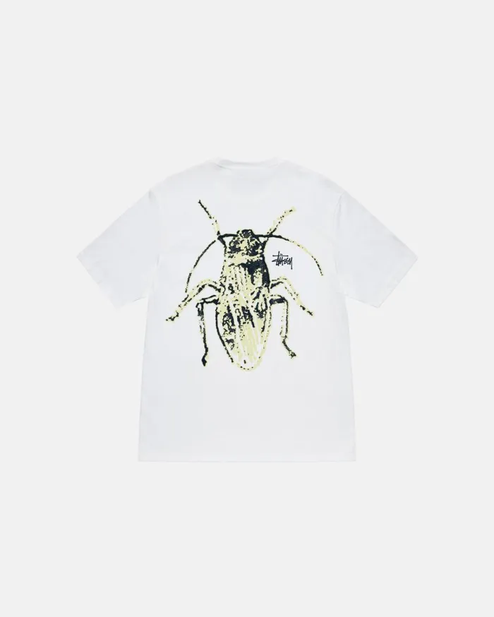 Tees MenWomen Stussy ROACH TEE White