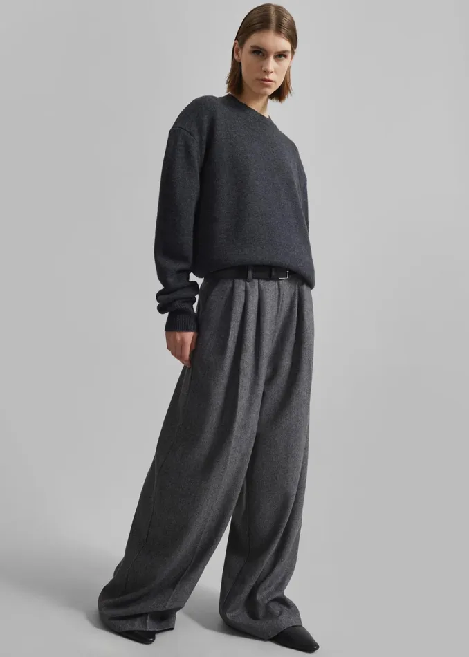 The Frankie Shop Bottoms Aminah Trousers 8211 Grey 8211 Women