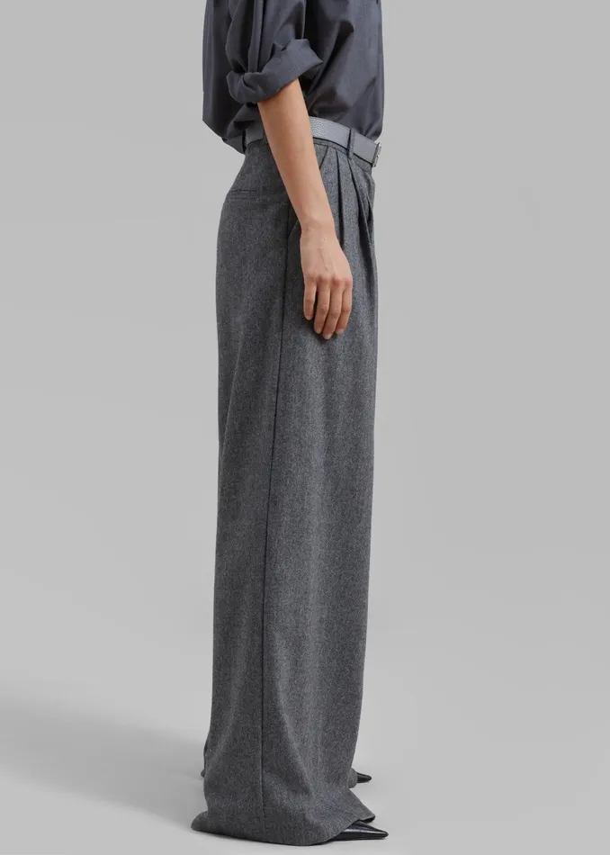 The Frankie Shop Bottoms Aminah Trousers 8211 Grey 8211 Women