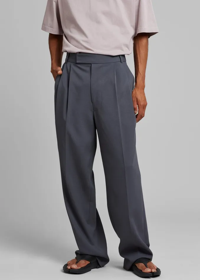 The Frankie Shop Bottoms Beo Suit Pants 8211 Charcoal 8211 Men