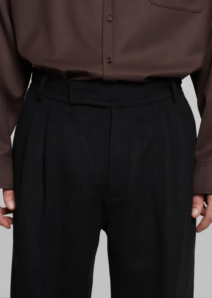 The Frankie Shop Bottoms Beo Wool Suit Pants 8211 Black 8211 Men
