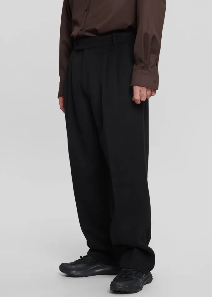 The Frankie Shop Bottoms Beo Wool Suit Pants 8211 Black 8211 Men