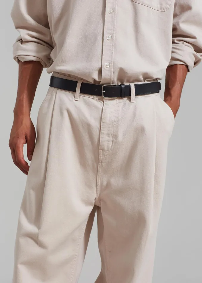 The Frankie Shop Bottoms Drew Denim Pants 8211 Natural 8211 Men