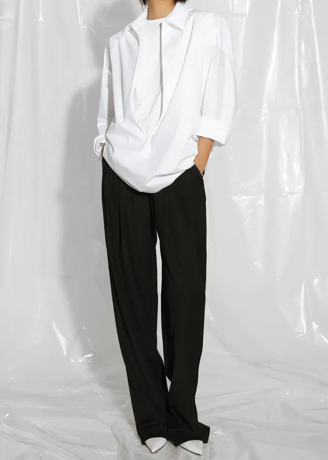The Frankie Shop Bottoms Gelso Pleated Trousers 8211 Black 8211 Women