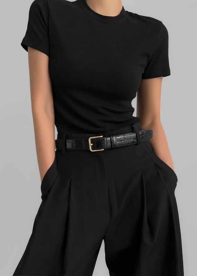 The Frankie Shop Bottoms Gelso Pleated Trousers 8211 Black 8211 Women