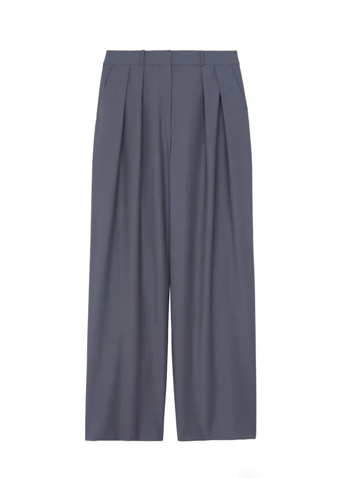 The Frankie Shop Bottoms Ripley Pleated Trousers 8211 Grey 8211 Women