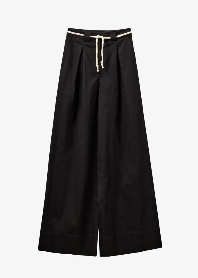 The Frankie Shop Bottoms The Garment Cassano Wide Pants 8211 Black 8211 Women