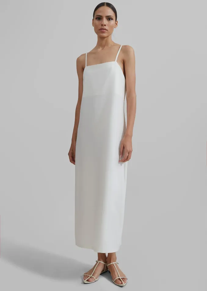 The Frankie Shop Dresses Aletta Midi Dress 8211 Ivory 8211 Women
