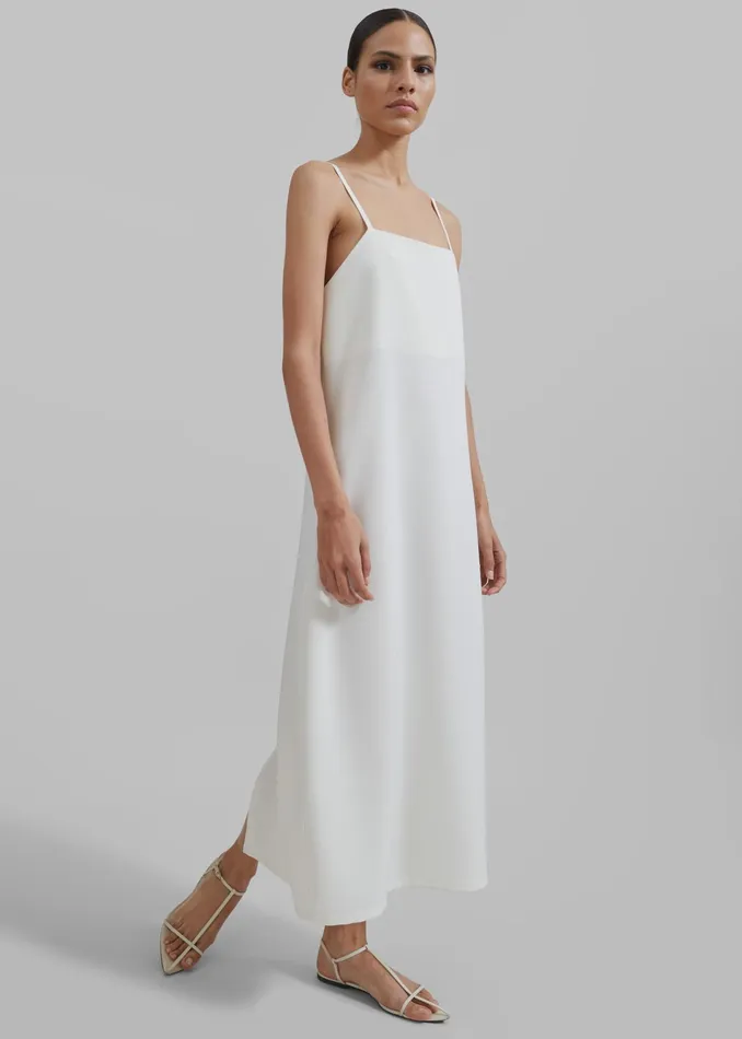 The Frankie Shop Dresses Aletta Midi Dress 8211 Ivory 8211 Women