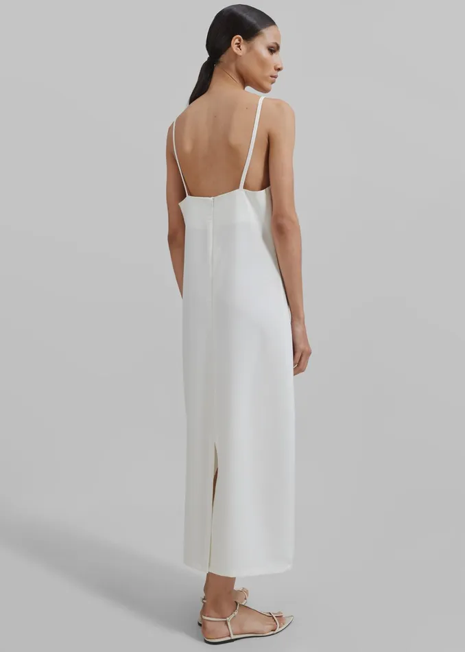The Frankie Shop Dresses Aletta Midi Dress 8211 Ivory 8211 Women