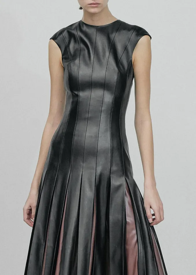 The Frankie Shop Dresses Gudu Dress 02 8211 BlackBrown 8211 Women