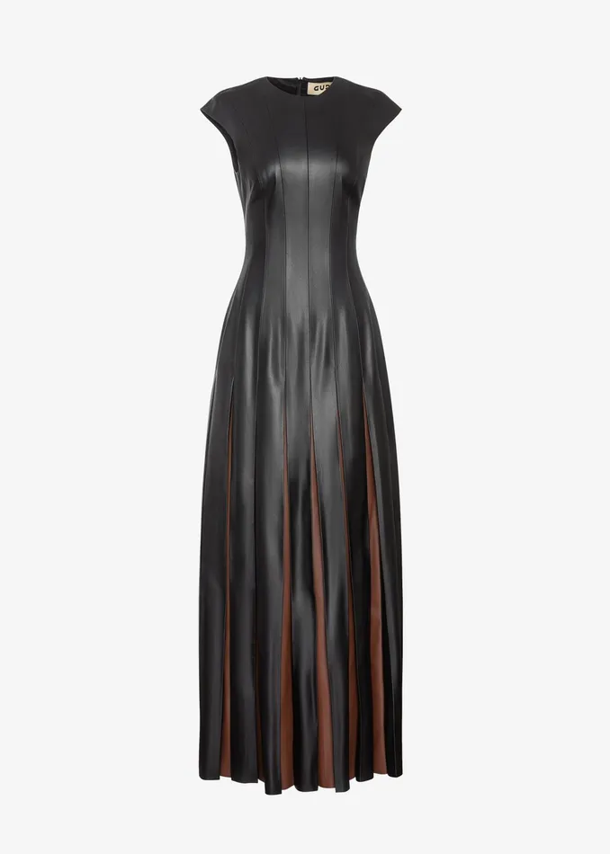 The Frankie Shop Dresses Gudu Dress 02 8211 BlackBrown 8211 Women
