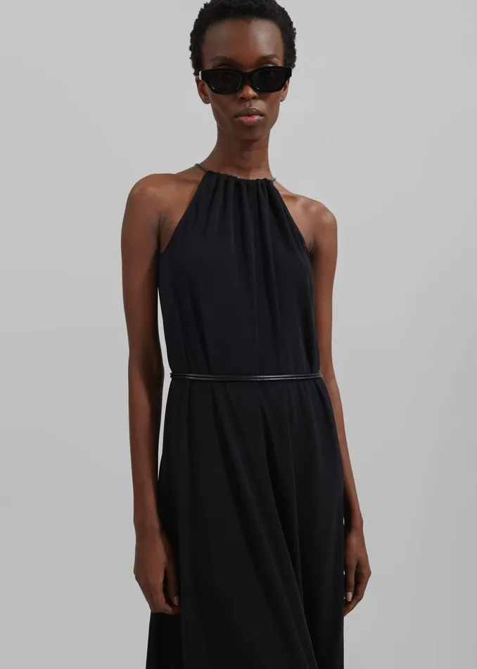 The Frankie Shop Dresses Proenza Schouler White Label Lenny Dress In Matte Jersey 8211 Black 8211 Women