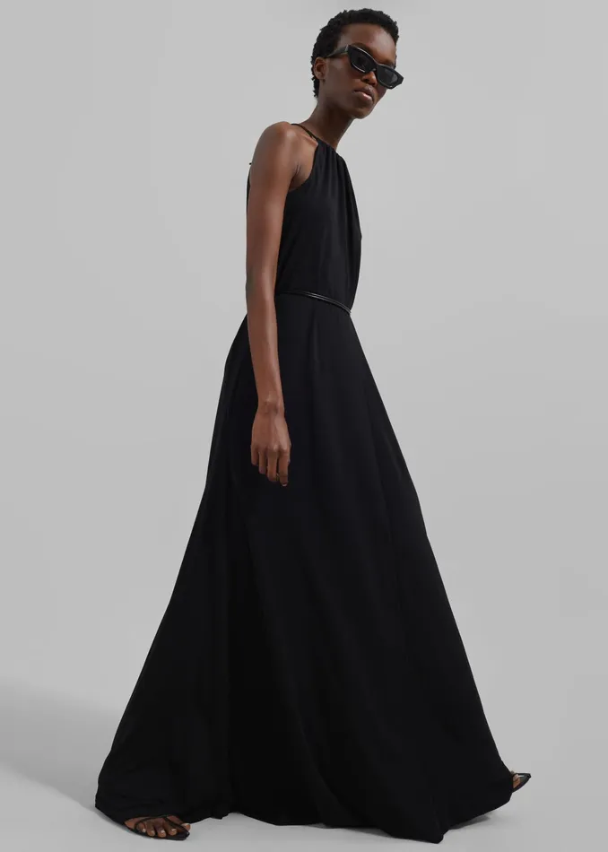 The Frankie Shop Dresses Proenza Schouler White Label Lenny Dress In Matte Jersey 8211 Black 8211 Women